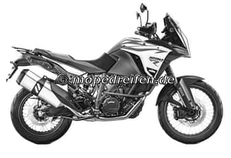 1290 SUPER ADVENTURE R AB 2018-GEDROSSELT V-MAX 228 km/h